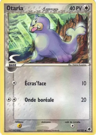 Otaria δ Espèces Delta - Île des Dragons - 062/101