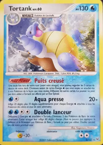 Tortank Lv.60 - Platine - 002/127