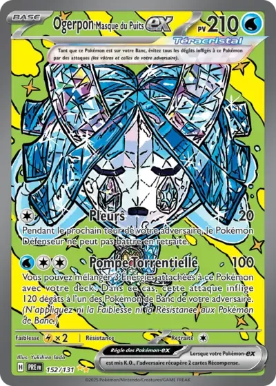 Ogerpon Masque du Puits ex - Évolutions Prismatiques - 152/131