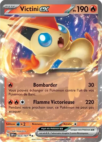 Victini ex - Flammes Obsidiennes - 033/197