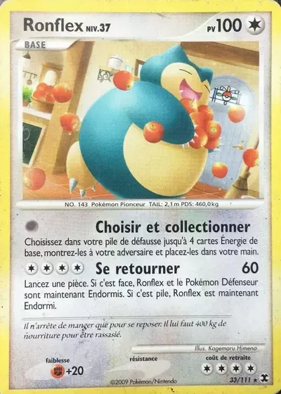 Ronflex Lv.37 - Rivaux Émergeants - 033/111