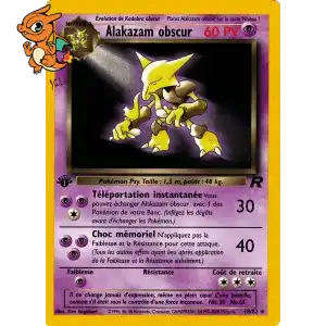 Alakazam obscur - Team Rocket - 018/082
