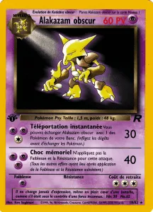 Alakazam obscur - Team Rocket - 018/082