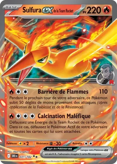 Sulfura ex de la Team Rocket - Rivalités Destinées - 031/182