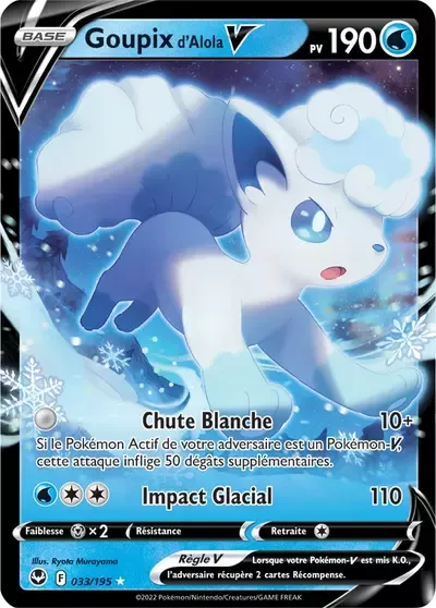 Goupix de Alola V - Tempête Argentée - 033/195