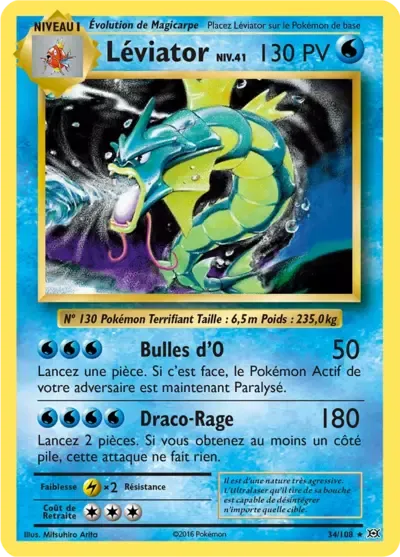 Léviator - XY Évolutions - 034/108