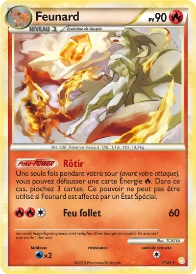 Feunard - HeartGold & SoulSilver - 007/123