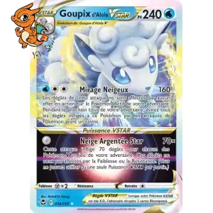 Goupix de Alola VSTAR - Tempête Argentée - 034/195