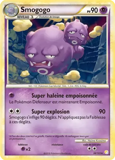 Smogogo - HeartGold & SoulSilver - 034/123
