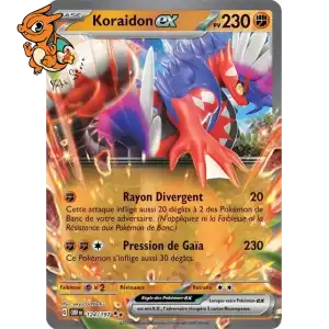 Koraidon ex - Flammes Obsidiennes - 124/197
