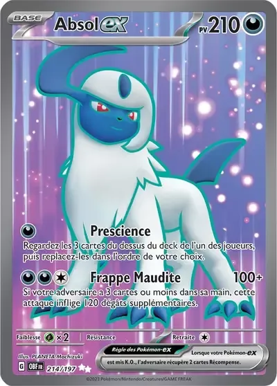 Absol ex - Flammes Obsidiennes - 214/197