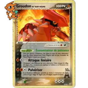 Groudon de Team Magma - Team Magma vs Team Aqua - 009/095