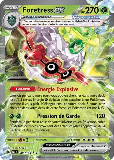 Foretress ex - Évolutions à Paldéa - 005/193