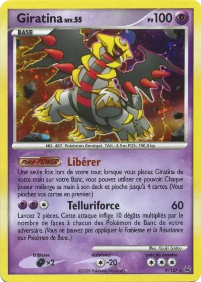 Giratina Lv.55 - Platine - 009/127