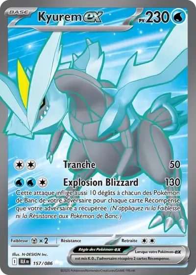 Kyurem ex - Foudre Noire - 157/086