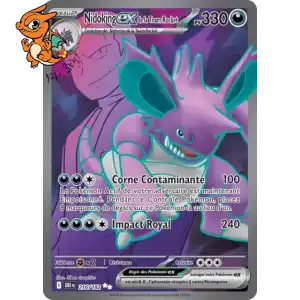 Nidoking ex de la Team Rocket - Rivalités Destinées - 216/182