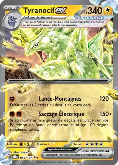 Tyranocif ex - Flammes Obsidiennes - 066/197