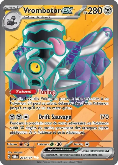 Vrombotor ex - Flammes Obsidiennes - 216/197