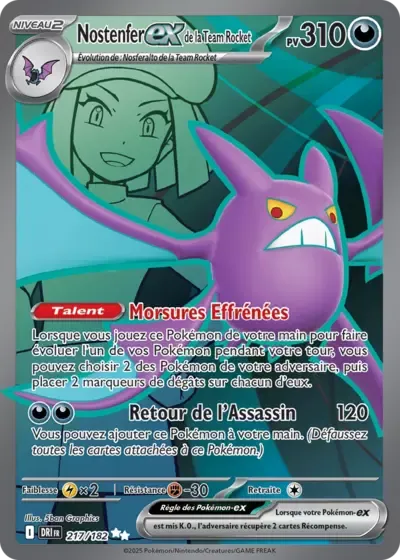 Nostenfer ex de la Team Rocket - Rivalités Destinées - 217/182