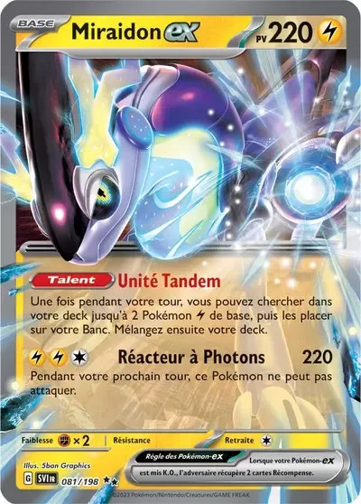 Miraidon ex - Écarlate et Violet - 081/198