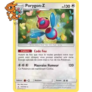 Porygon -Z - Alliance Infaillible - 157/214