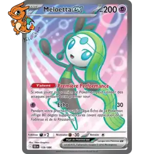 Meloetta ex - Foudre Noire - 159/086