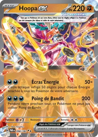 Hoopa ex - Faille Paradoxe - 098/182