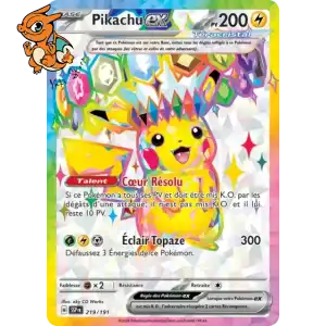 Pikachu ex - Étincelles Déferlantes - 219/191