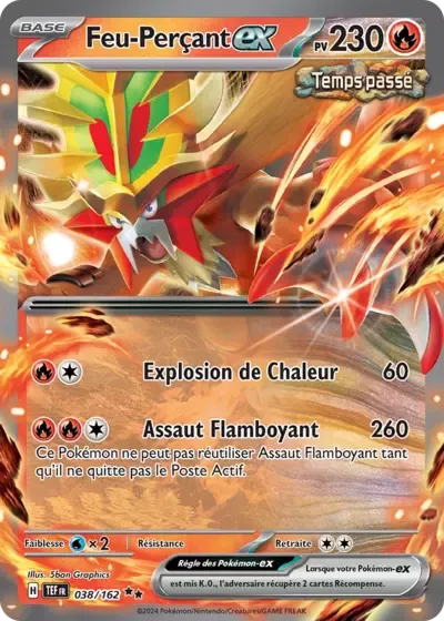 Feu -Perçant ex - Forces Temporelles - 038/162
