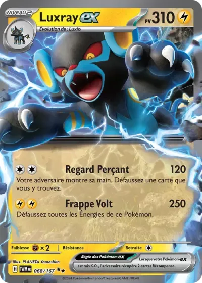 Luxray ex - Mascarade Crépusculaire - 068/167