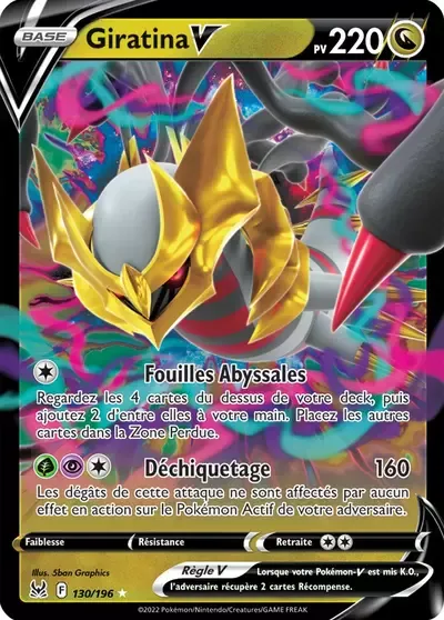 Giratina V - Origine Perdue - 130/196