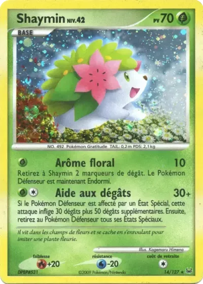 Shaymin Lv.42 - Platine - 014/127