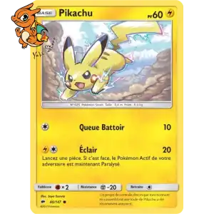 Pikachu - Ombres Ardentes - 040/147