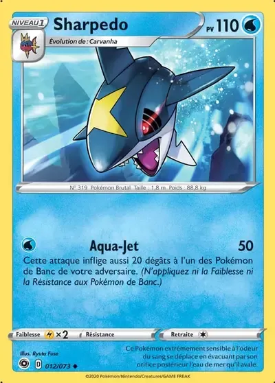 Sharpedo - La voie du Maître - 012/073
