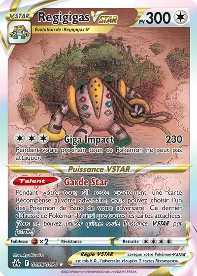 Regigigas VSTAR - Zénith Suprême - GG55/159