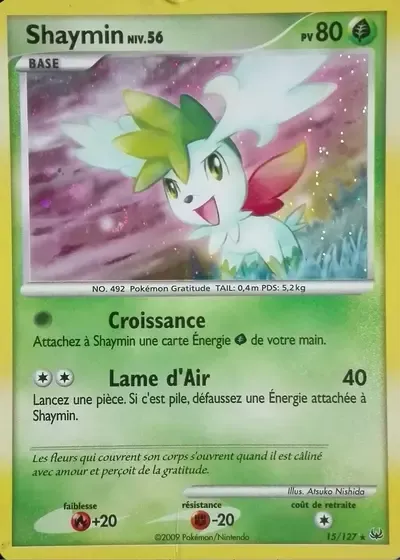 Shaymin Lv.56 - Platine - 015/127