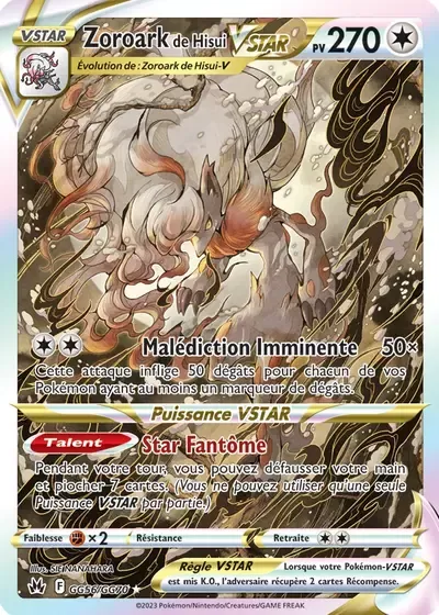 Zoroark de Hisui VSTAR - Zénith Suprême - GG56/159