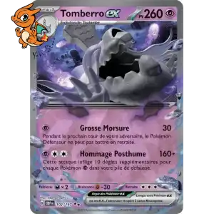 Tomberro ex - Flammes Obsidiennes - 102/197