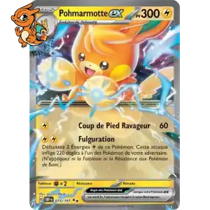 Pohmarmotte ex - Flammes Obsidiennes - 073/197