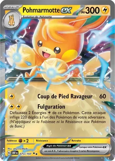 Pohmarmotte ex - Flammes Obsidiennes - 073/197