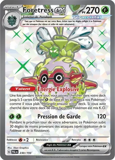 Foretress ex - Évolutions à Paldéa - 230/193