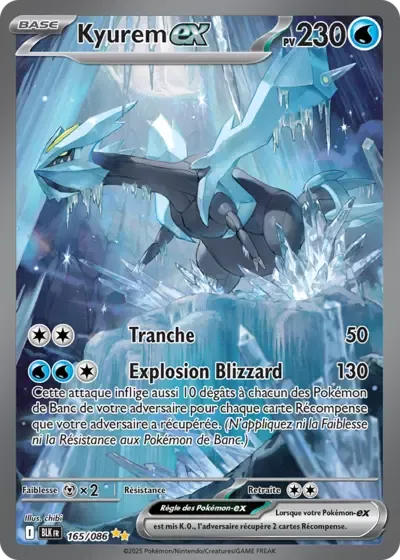 Kyurem ex - Foudre Noire - 165/086