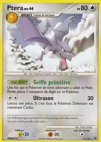 Ptera Lv.44 - Aube Majestueuse - 015/100