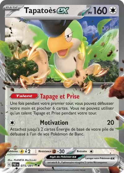 Tapatoès ex - Destinées de Paldea - 075/091