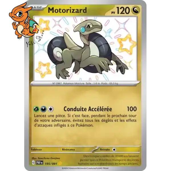 Coffret Myboost X – Motorizard 070/091 Holo Ou Reverse, 10 Cartes Pokémon Françaises, Série Destinées De Paldea