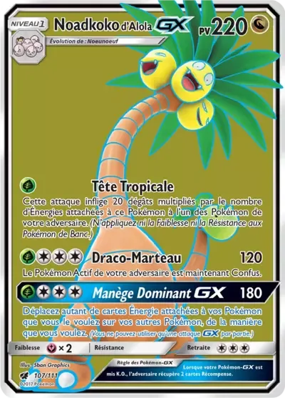 Noadkoko d'Alola GX - Invasion Carmin - 107/111