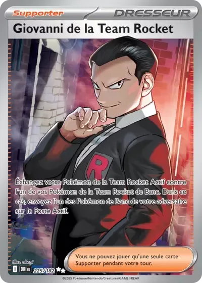 Giovanni de la Team Rocket - Rivalités Destinées - 225/182