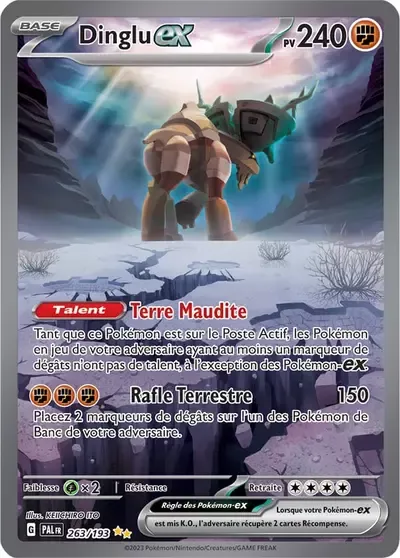 Dinglu ex - Évolutions à Paldéa - 263/193