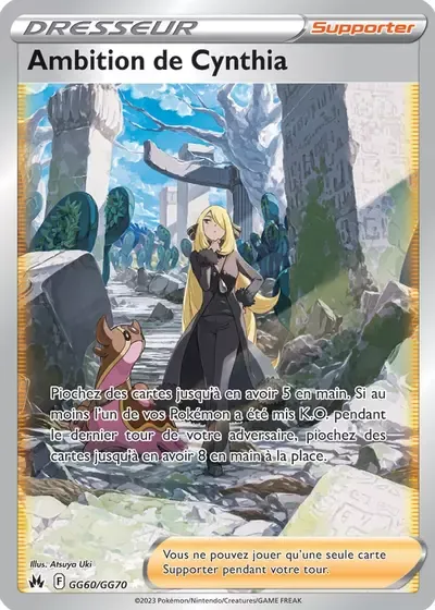 Ambition de Cynthia - Zénith Suprême - GG60/159