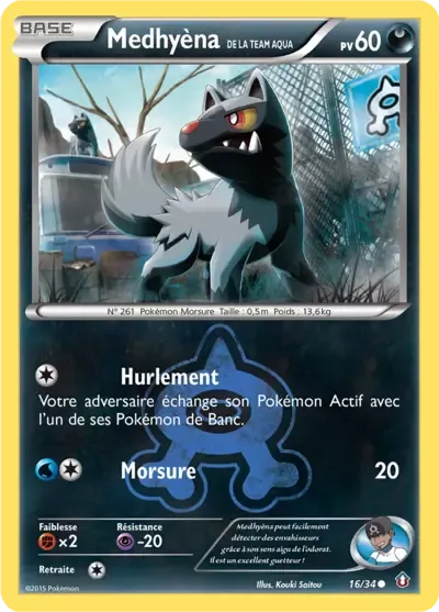 Medhyena de Team Aqua - Double Danger - 016/034